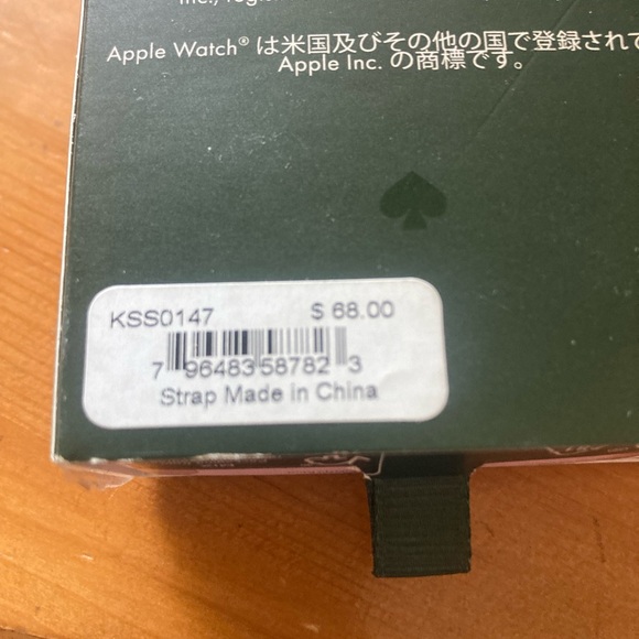 Kate Spade Pink Glitter Apple Watch Band 38/40/41 - Picture 7 of 7